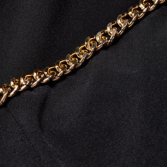 NEW Generation Love Sizes S, M, L Hazel Crepe Chain Bustier Top - Black - Picture 10 of 10